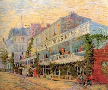 Restaurant de la Sirene à Asnieres Vincent van Gogh Peinture à l'huile
